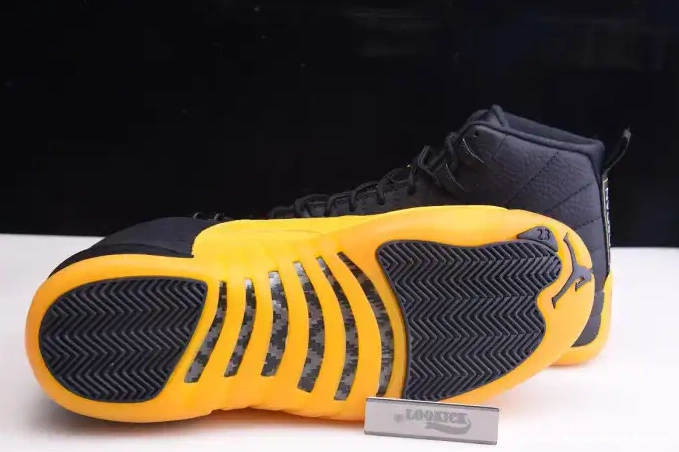 Official Maikesneakers Black Gold 130690-070 Jordan Retro 12 Air University 0521